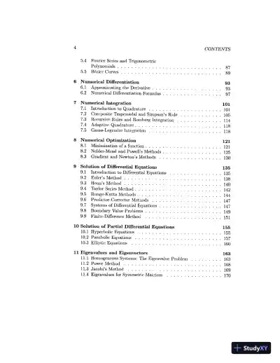 Solution Manual For Numerical Methods Using Matlab, 4th Edition - Page 5 preview image