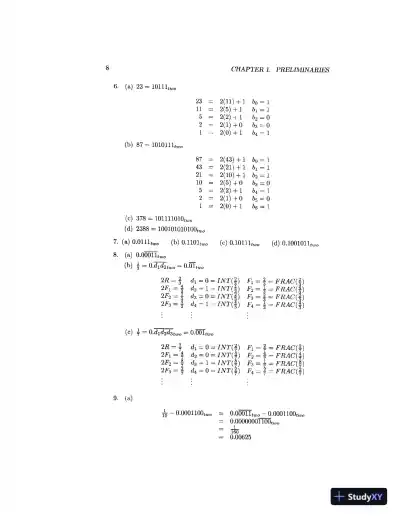 Solution Manual For Numerical Methods Using Matlab, 4th Edition - Page 9 preview image