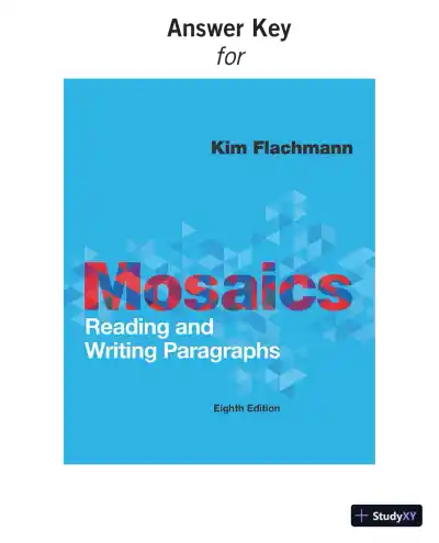 Solution Manual for Mosaics: Reading and Writing Paragraphs, 8th Edition - Page 1 preview image