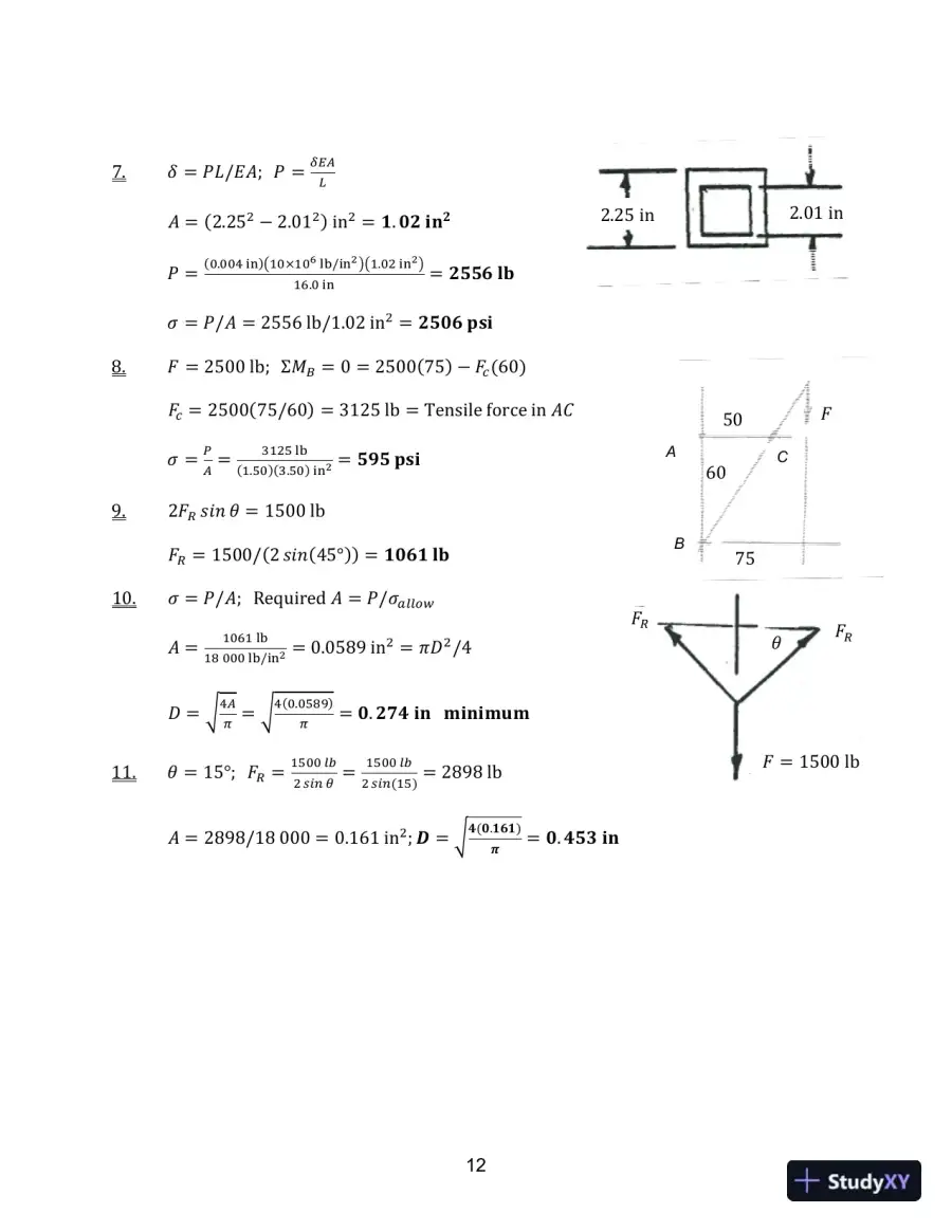 Solution Manual for Machine Elements in Mechanical Design, 6th Edition, page 15