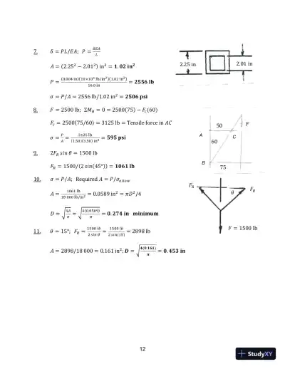 Solution Manual for Machine Elements in Mechanical Design, 6th Edition - Page 15 preview image