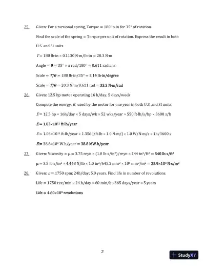 Solution Manual for Machine Elements in Mechanical Design, 6th Edition - Page 5 preview image