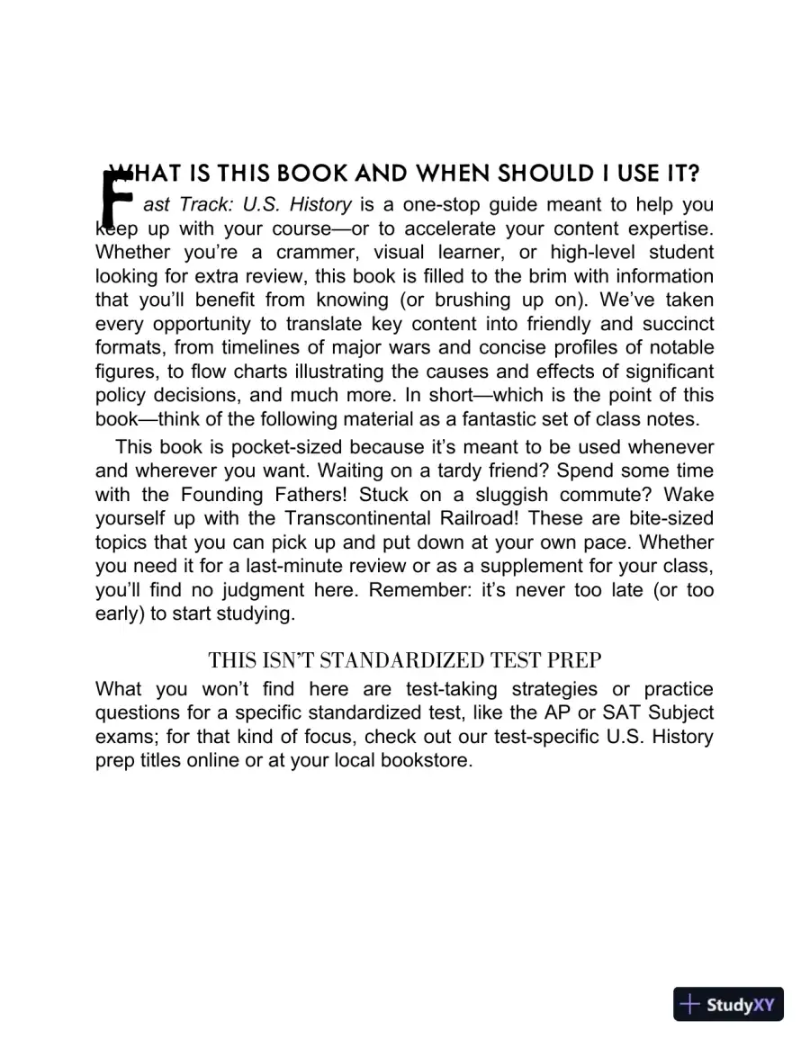 US History: Essential Review for AP, Honors, and Other Advanced Study (2021), page 21