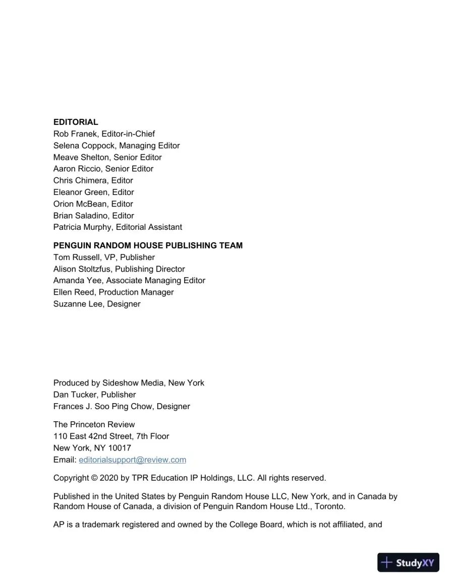 US History: Essential Review for AP, Honors, and Other Advanced Study (2021), page 4