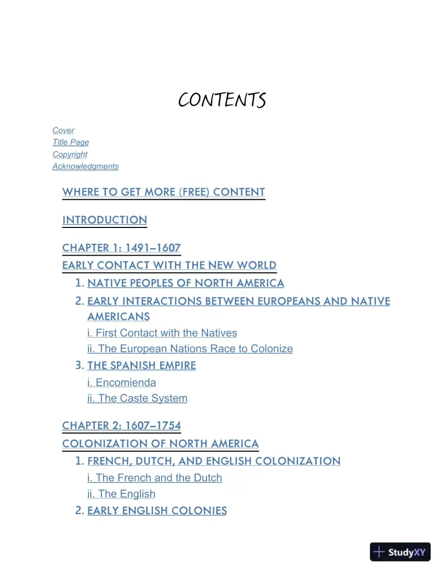 US History: Essential Review for AP, Honors, and Other Advanced Study (2021), page 7