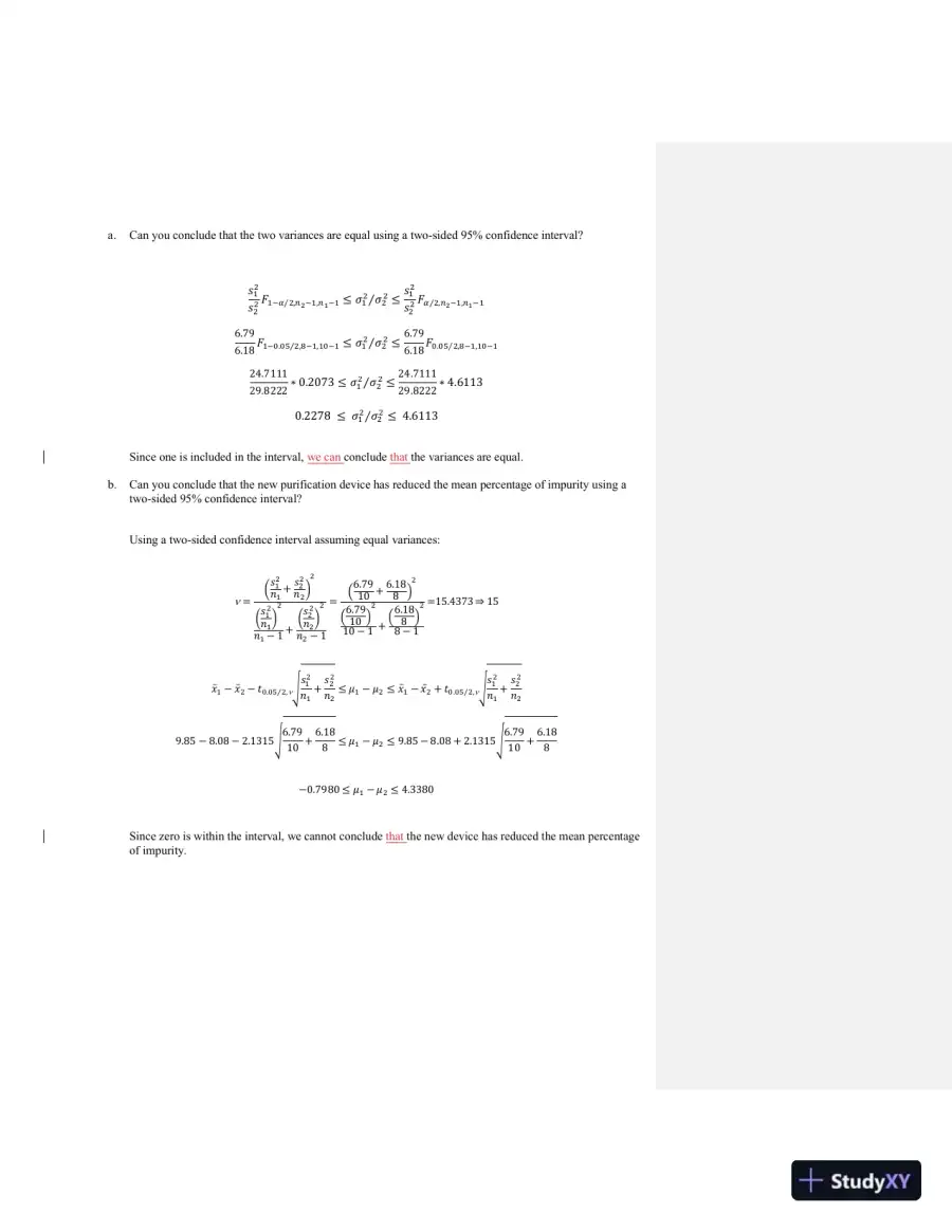 Solution Manual For Managing, Controlling, and Improving Quality, 1st Edition, page 19