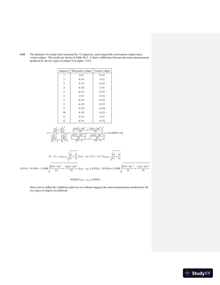 Solution Manual For Managing, Controlling, and Improving Quality, 1st Edition, page 20