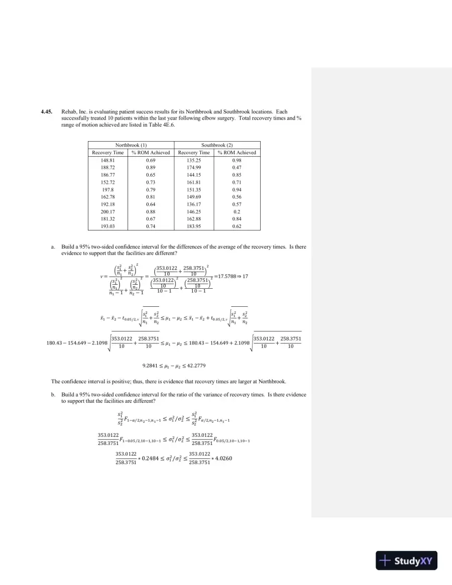 Solution Manual For Managing, Controlling, and Improving Quality, 1st Edition, page 21