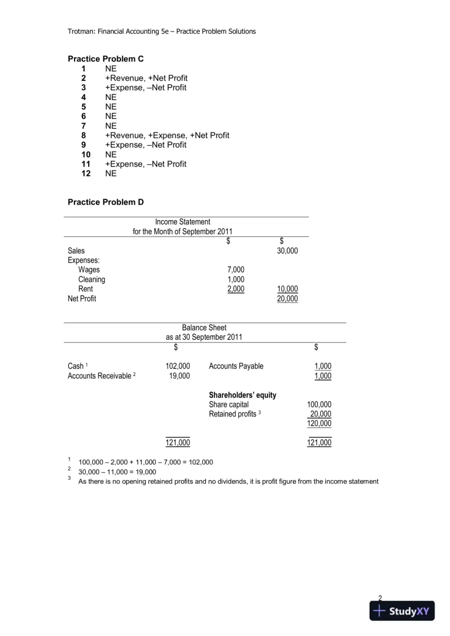 Financial Accounting: An Integrated Approach, 5th Edition Solution Manual, page 5