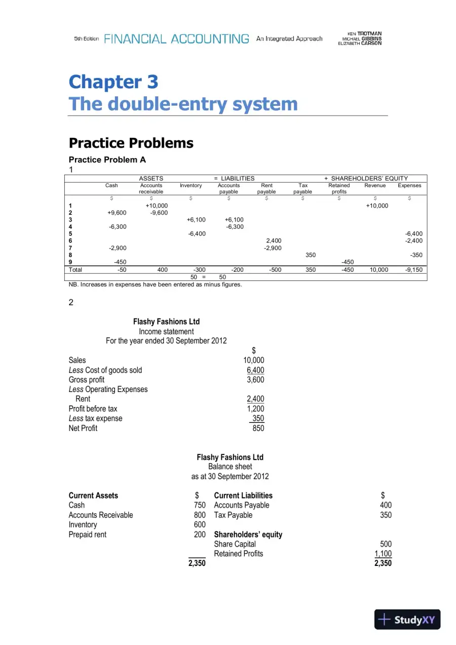 Financial Accounting: An Integrated Approach, 5th Edition Solution Manual, page 6