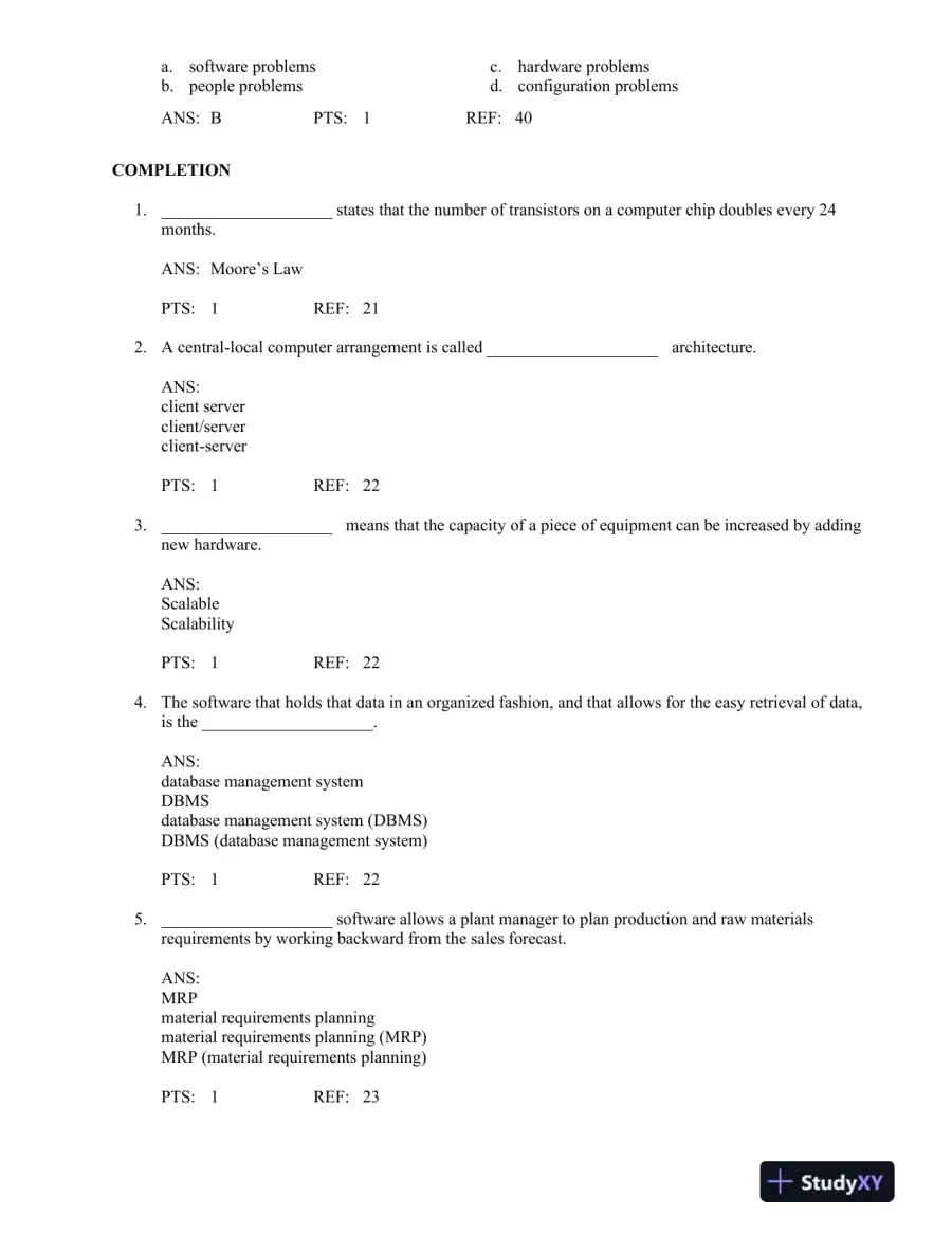 Test Bank For Concepts In Enterprise Resource Planning, 4th Edition, page 15