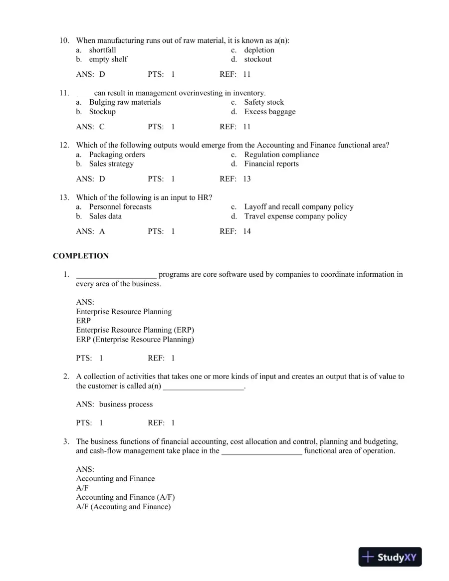 Test Bank For Concepts In Enterprise Resource Planning, 4th Edition, page 4