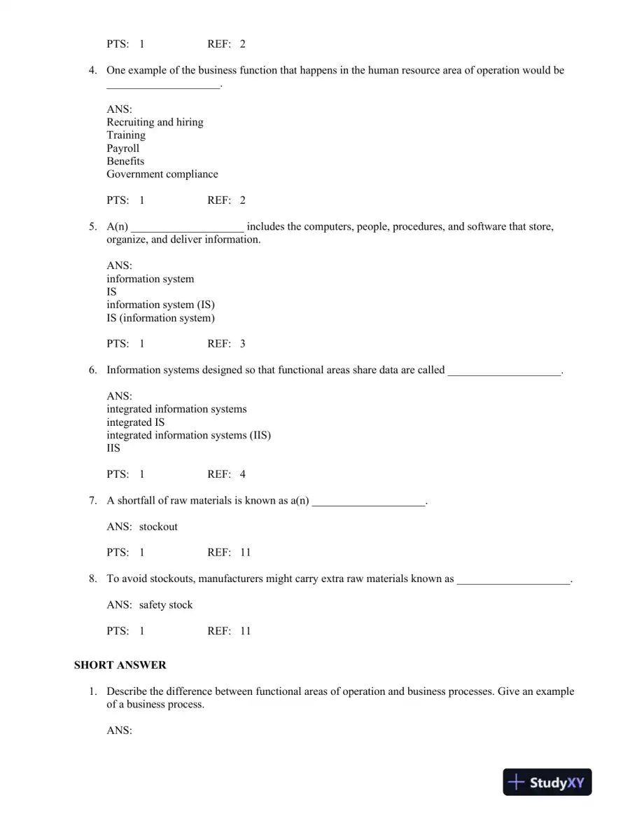 Test Bank For Concepts In Enterprise Resource Planning, 4th Edition, page 5