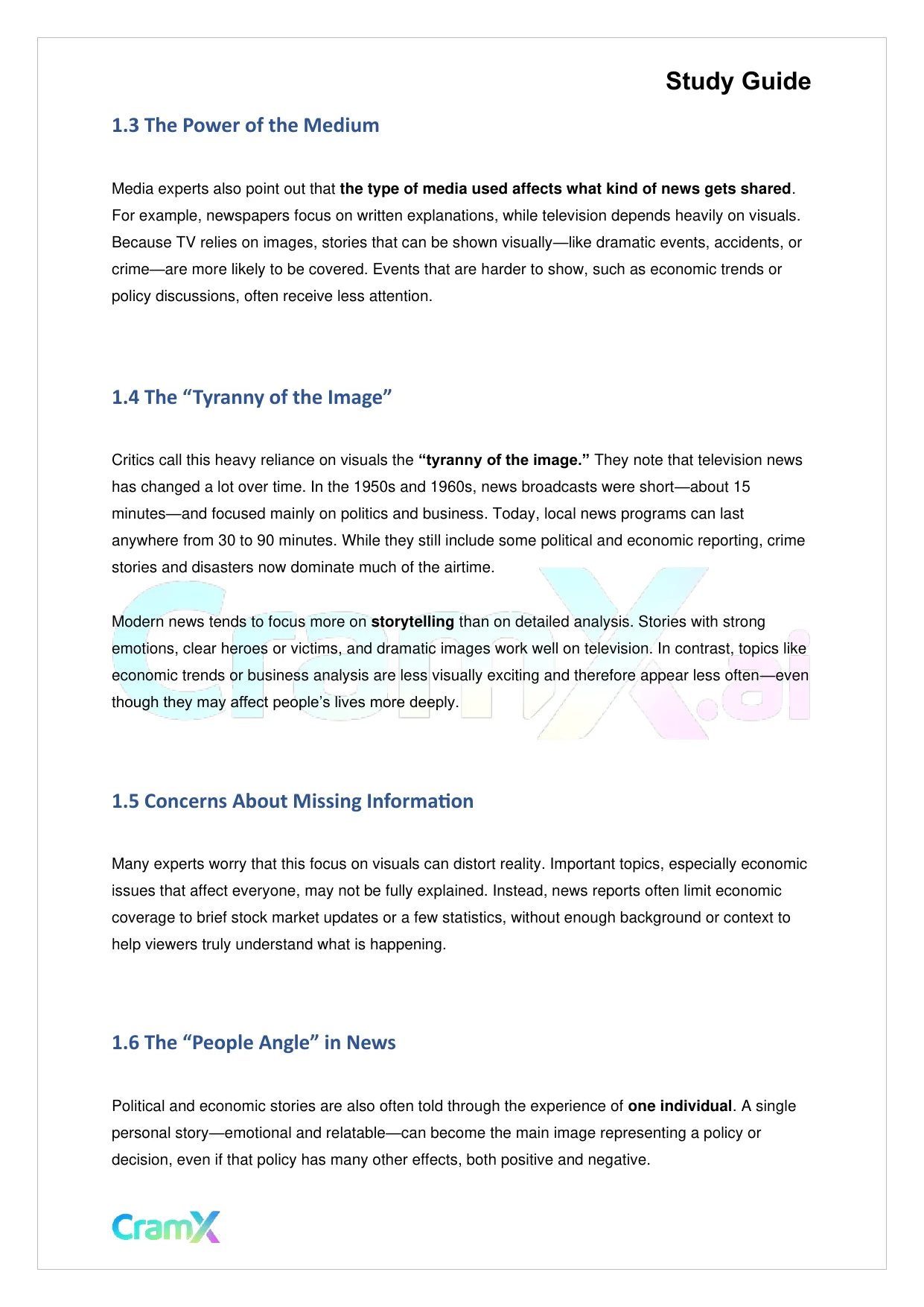 Sociology - Contemporary Mass Media - Page 2 preview image