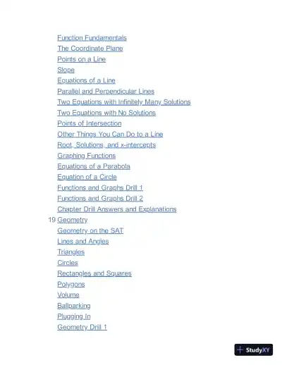 Princeton Review SAT Premium Prep, 2023: 9 Practice Tests + Review and Techniques (2022) - Page 13 preview image