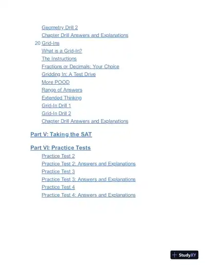 Princeton Review SAT Premium Prep, 2023: 9 Practice Tests + Review and Techniques (2022) - Page 14 preview image