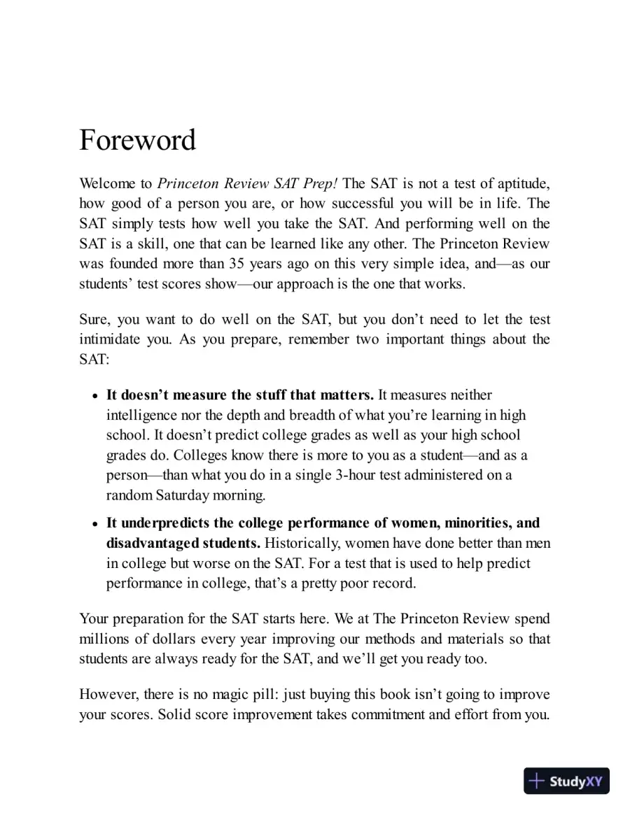 Princeton Review SAT Premium Prep, 2023: 9 Practice Tests + Review and Techniques (2022), page 15
