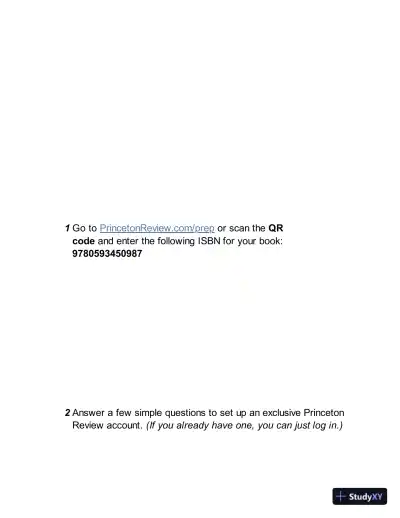 Princeton Review SAT Premium Prep, 2023: 9 Practice Tests + Review and Techniques (2022) - Page 17 preview image