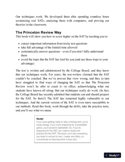 Princeton Review SAT Premium Prep, 2023: 9 Practice Tests + Review and Techniques (2022) - Page 24 preview image