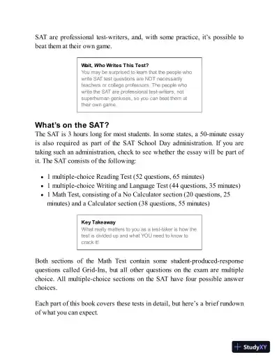 Princeton Review SAT Premium Prep, 2023: 9 Practice Tests + Review and Techniques (2022) - Page 27 preview image