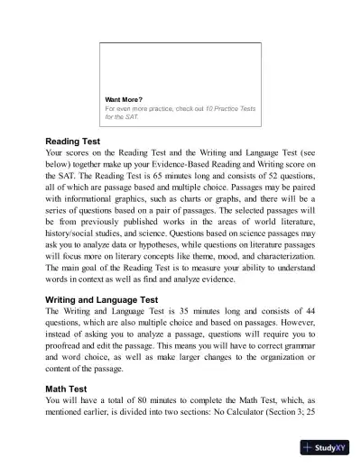 Princeton Review SAT Premium Prep, 2023: 9 Practice Tests + Review and Techniques (2022) - Page 28 preview image