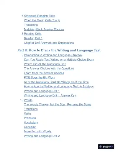 Princeton Review SAT Premium Prep, 2023: 9 Practice Tests + Review and Techniques (2022) - Page 9 preview image