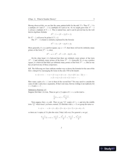 Solution Manual for A Friendly Introduction to Number Theory, 4th Edition - Page 7 preview image