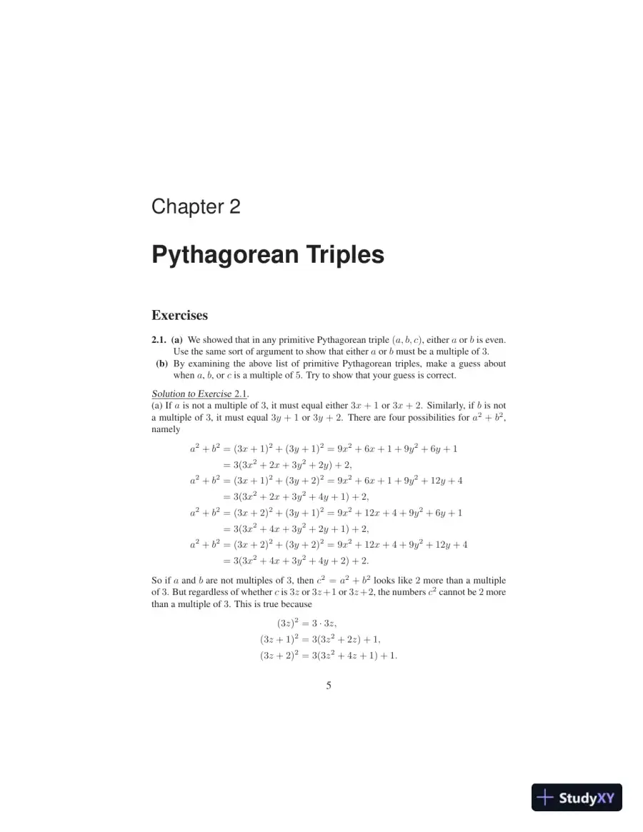 Solution Manual for A Friendly Introduction to Number Theory, 4th Edition, page 9