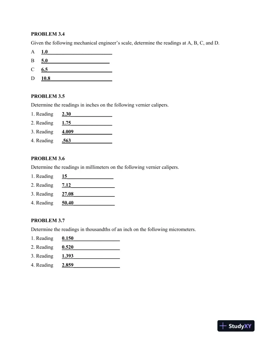 Print Reading for Engineering and Manufacturing Technology 3rd Edition Solution Manual, page 11