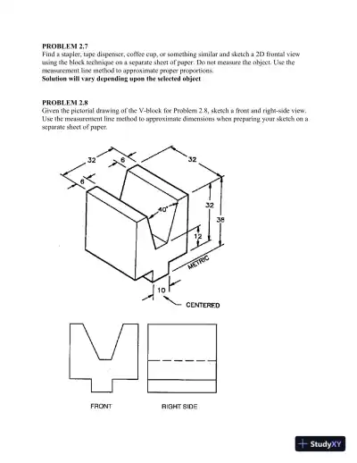 Print Reading for Engineering and Manufacturing Technology 3rd Edition Solution Manual - Page 9 preview image