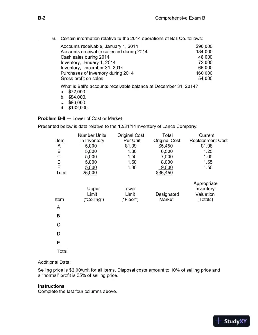 Test Bank For Intermediate Accounting, 15th Edition, page 15