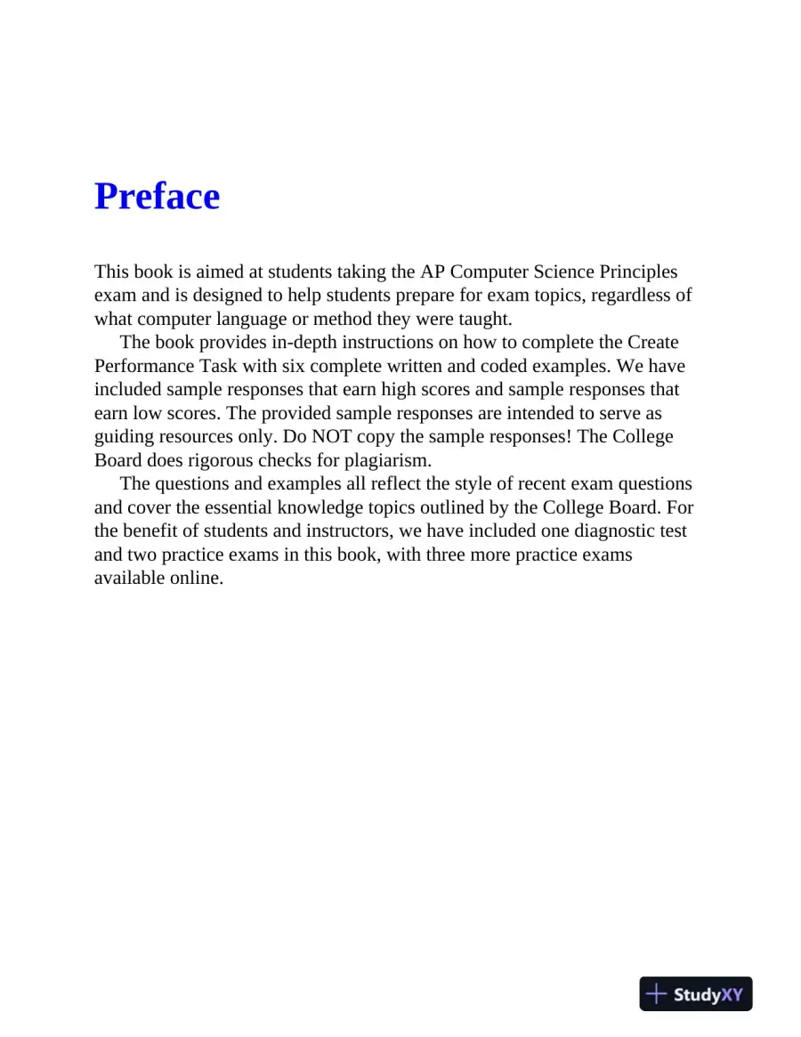 AP Computer Science Principles Premium, 2025: Prep Book with 6 Practice Tests + Comprehensive Review (2025), page 14