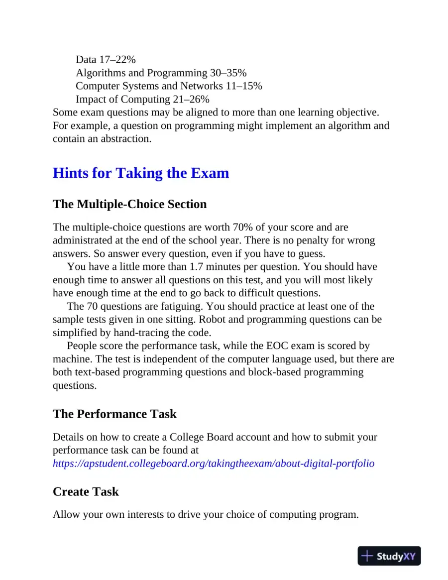 AP Computer Science Principles Premium, 2025: Prep Book with 6 Practice Tests + Comprehensive Review (2025), page 16