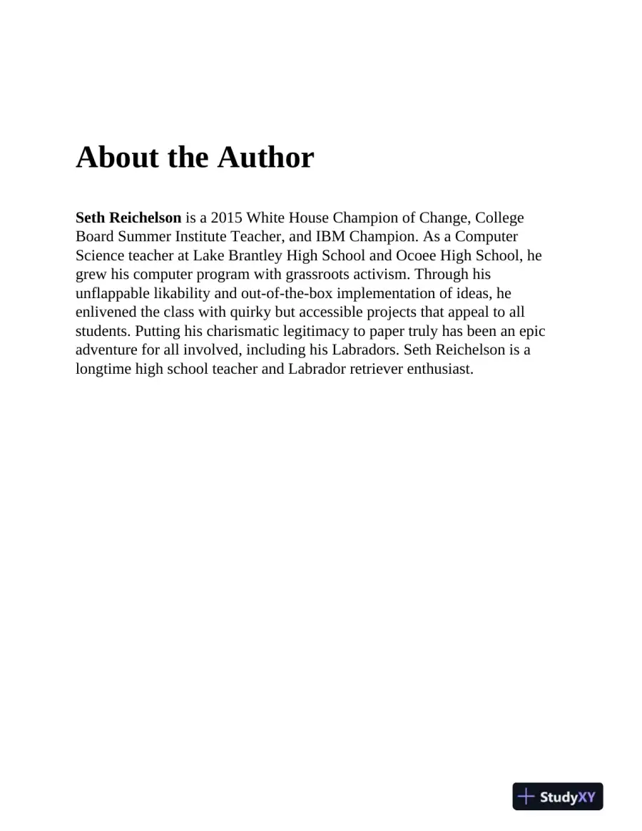 AP Computer Science Principles Premium, 2025: Prep Book with 6 Practice Tests + Comprehensive Review (2025), page 5