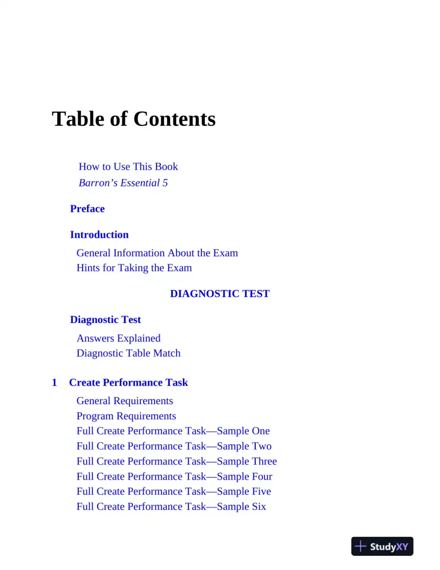 AP Computer Science Principles Premium, 2025: Prep Book with 6 Practice Tests + Comprehensive Review (2025), page 6
