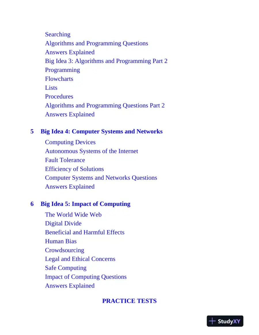 AP Computer Science Principles Premium, 2025: Prep Book with 6 Practice Tests + Comprehensive Review (2025), page 8