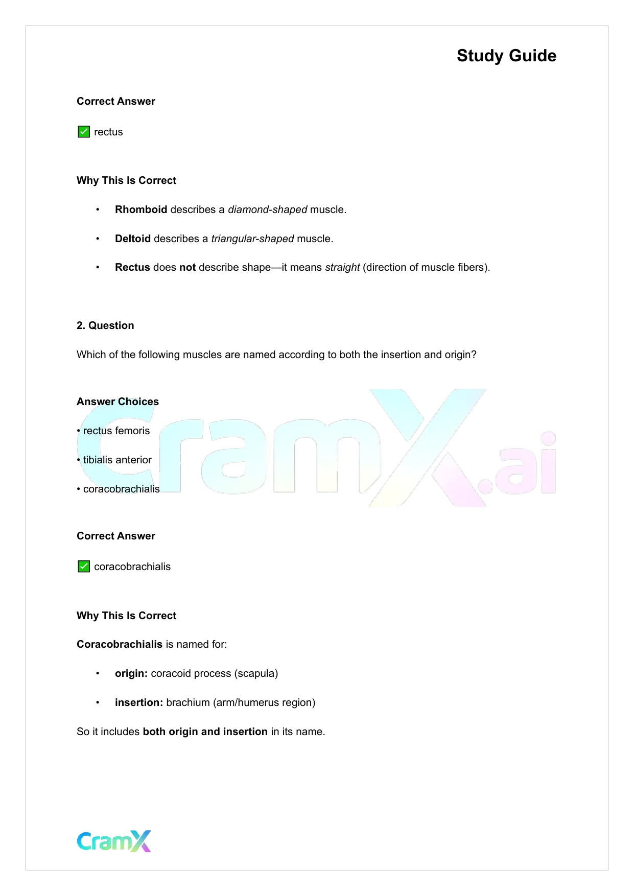 Anatomy and Physiology - The Muscular System - Page 6 preview image