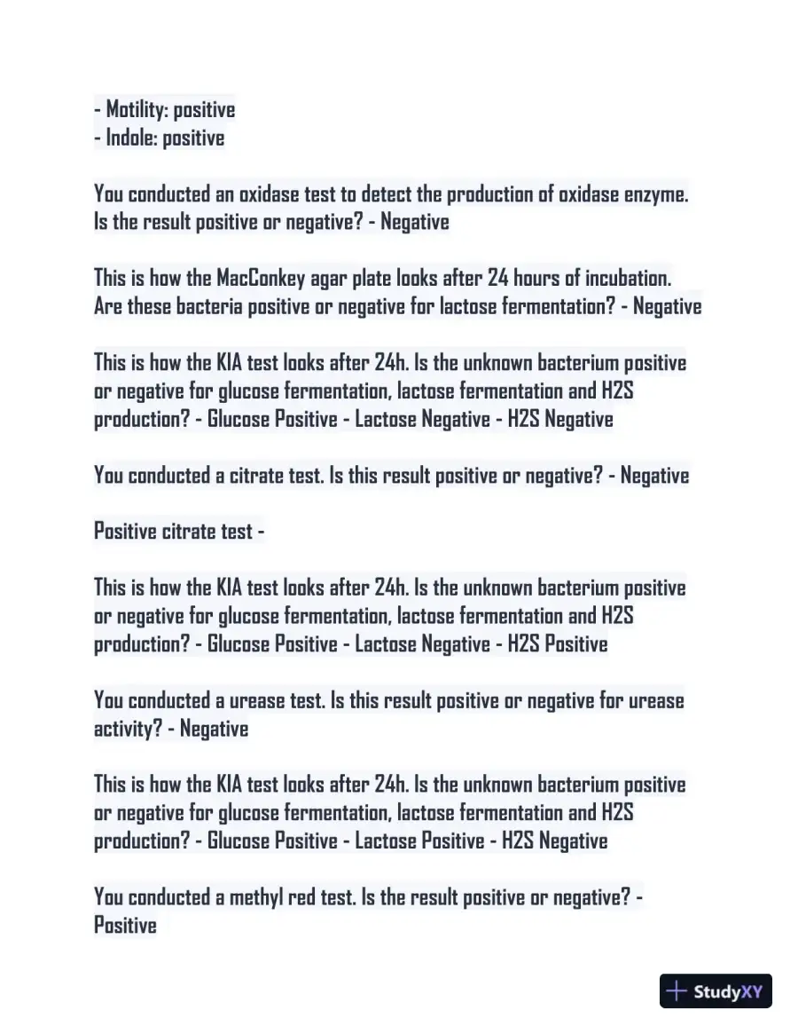 Microbiology Lab Final Study guide with Answers (115 Solved Questions), page 11