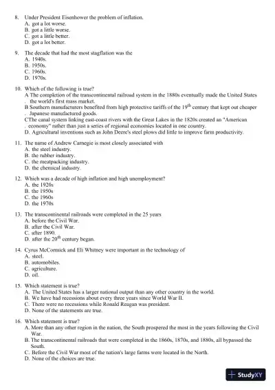 Economics 11th Edition Test Bank - Page 3 preview image
