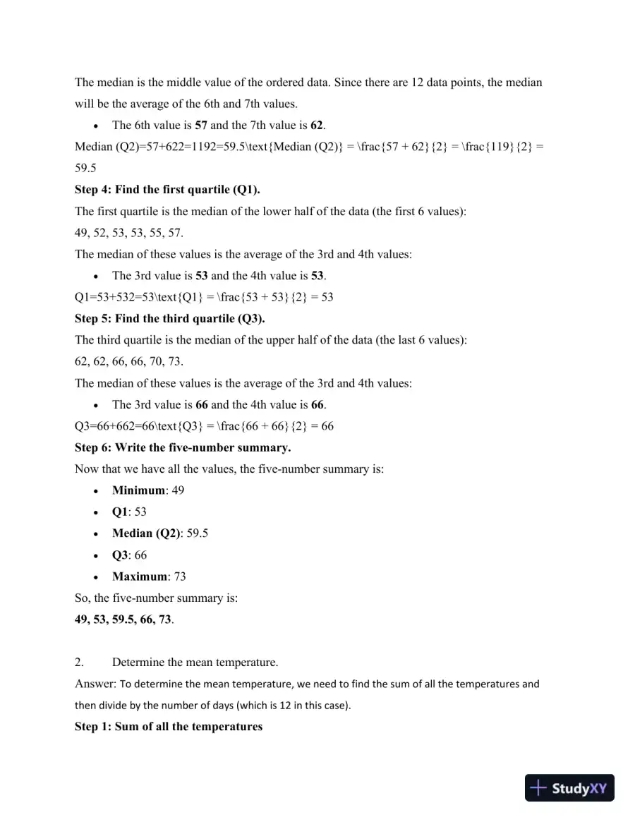 Comprehensive Statistical Analysis And Probability Problems, page 3