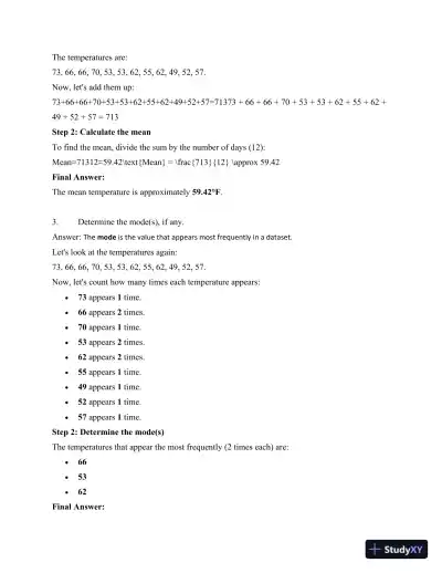 Comprehensive Statistical Analysis And Probability Problems - Page 4 preview image