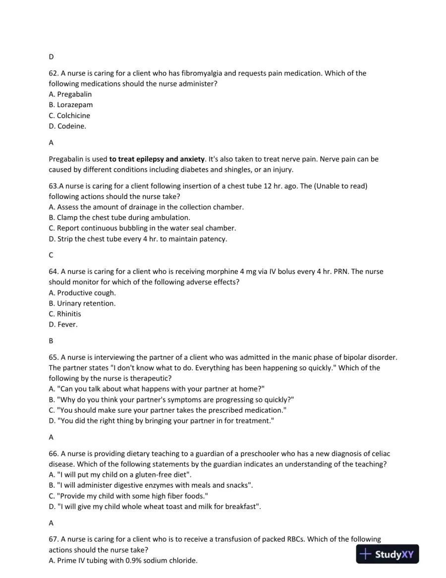 ATI Childcare Predictor Exam With Answers (113 Solved Questions), page 12