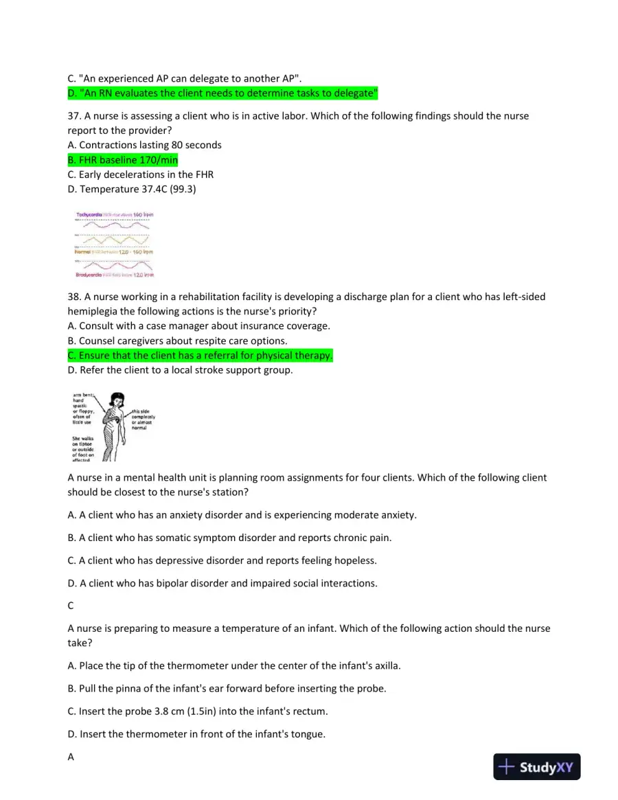ATI Childcare Predictor Exam With Answers (113 Solved Questions), page 7