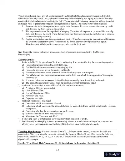 Class Notes for College Accounting: A Practical Approach, 14th Edition - Page 17 preview image