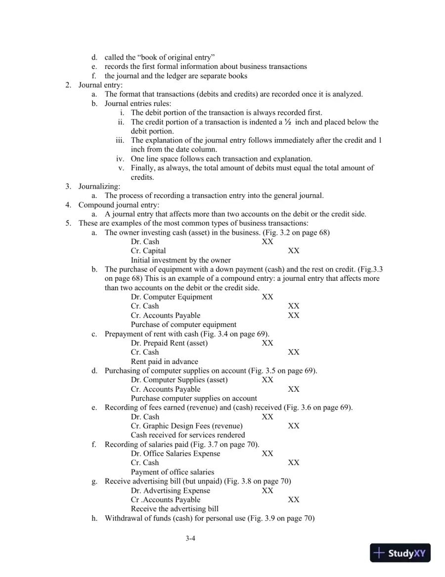 Class Notes for College Accounting: A Practical Approach, 14th Edition, page 25