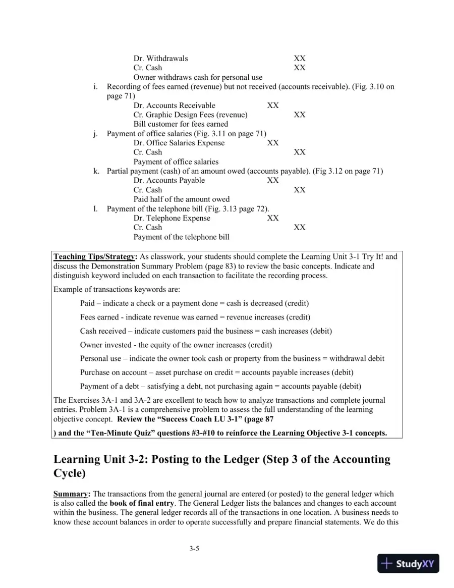 Class Notes for College Accounting: A Practical Approach, 14th Edition, page 26