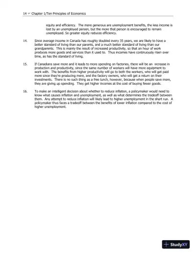 Principles Of Macroeconomics , 5th Canadian Edition Solution Manual - Page 15 preview image