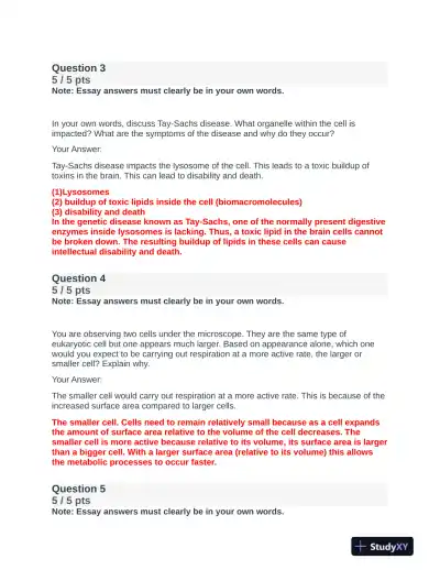 BIOD151 Anatomy and Physiology Final Exam With Answers (23 Solved Questions) - Page 4 preview image
