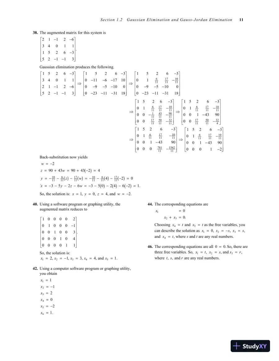 Elementary Linear Algebra, 8th Edition Solution Manual, page 14