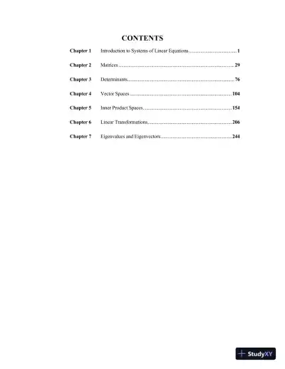 Elementary Linear Algebra, 8th Edition Solution Manual - Page 3 preview image
